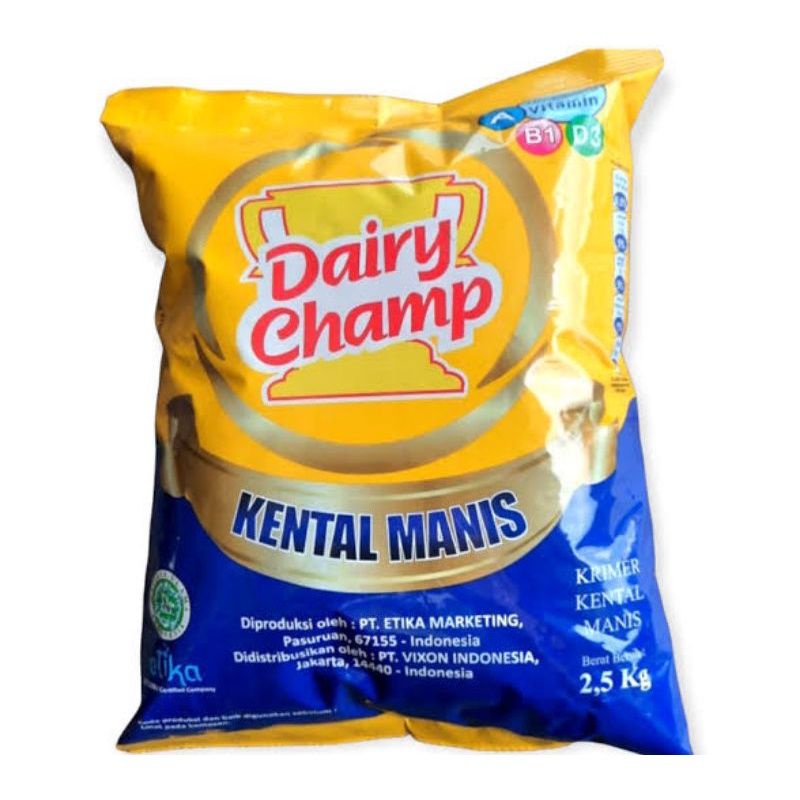 Dairy Champ Susu Kental Manis Kemasan 2.5 kg