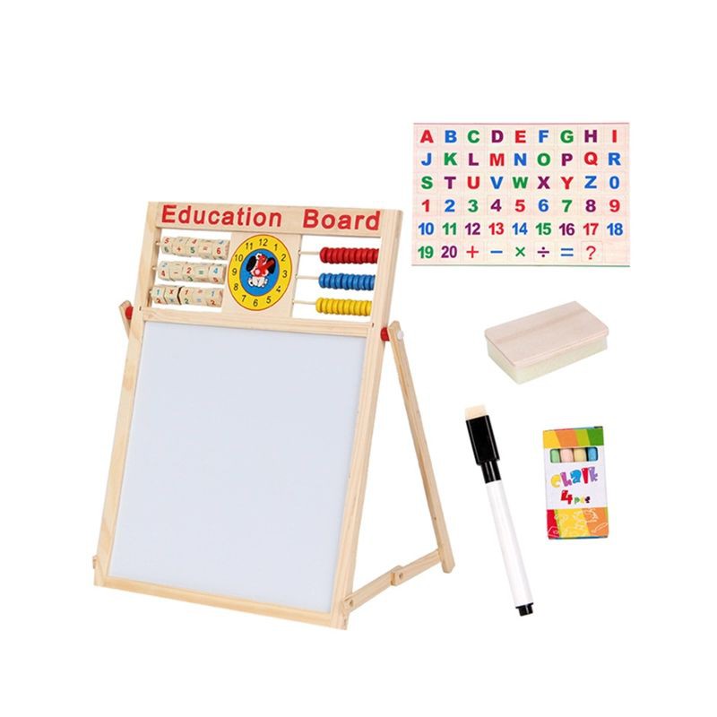 Papan Tulis Anak Magnetic Education Board Papan Mainan Anak Papan Magnet Papan Tulis Magnet Puzzle Magnet  Puzzle Anak Wooden Toys Mainan Kayu Puzzle Huruf