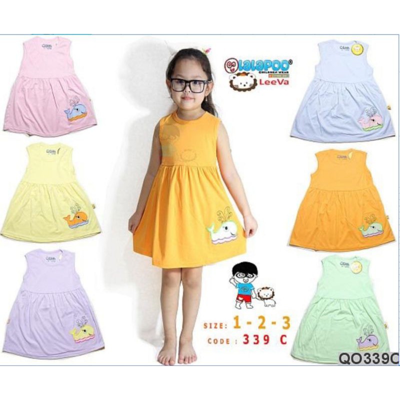 Clearance Sale/Cuci Gudang Dress/Daster Anak merk Leeva size 1,3