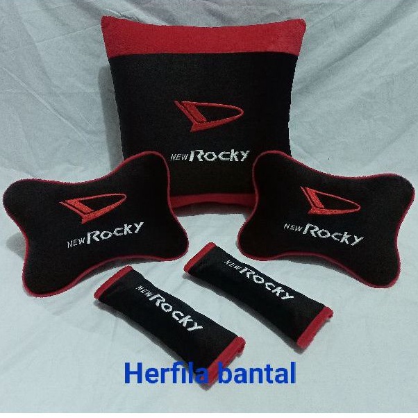 bantal mobil daihatsu new rocky aksesoris interior mobil