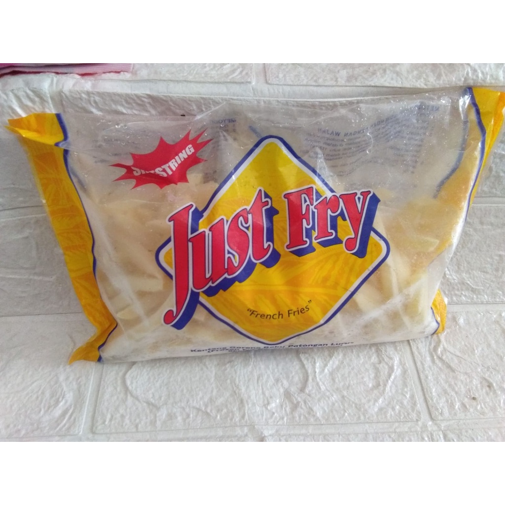 FRENCH FRIES JUST FRY STRAIGHT CUT FROZEN KENTANG GORENG BEKU 450GR