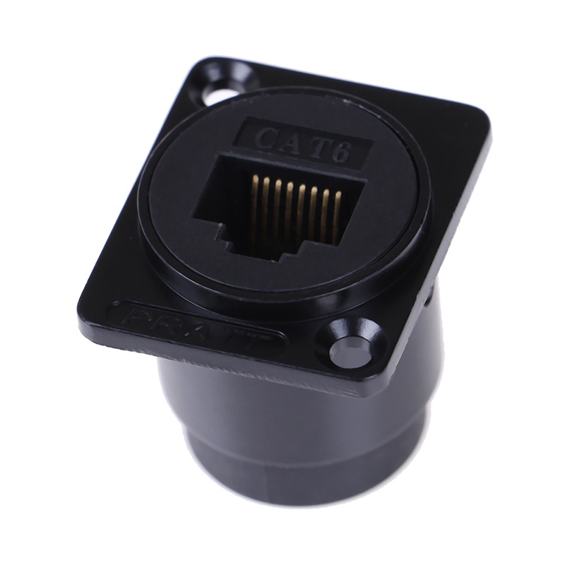 【Theredsunrisesiwy.id】RJ45 D-type module socket female signal connector cat6 panel mount network