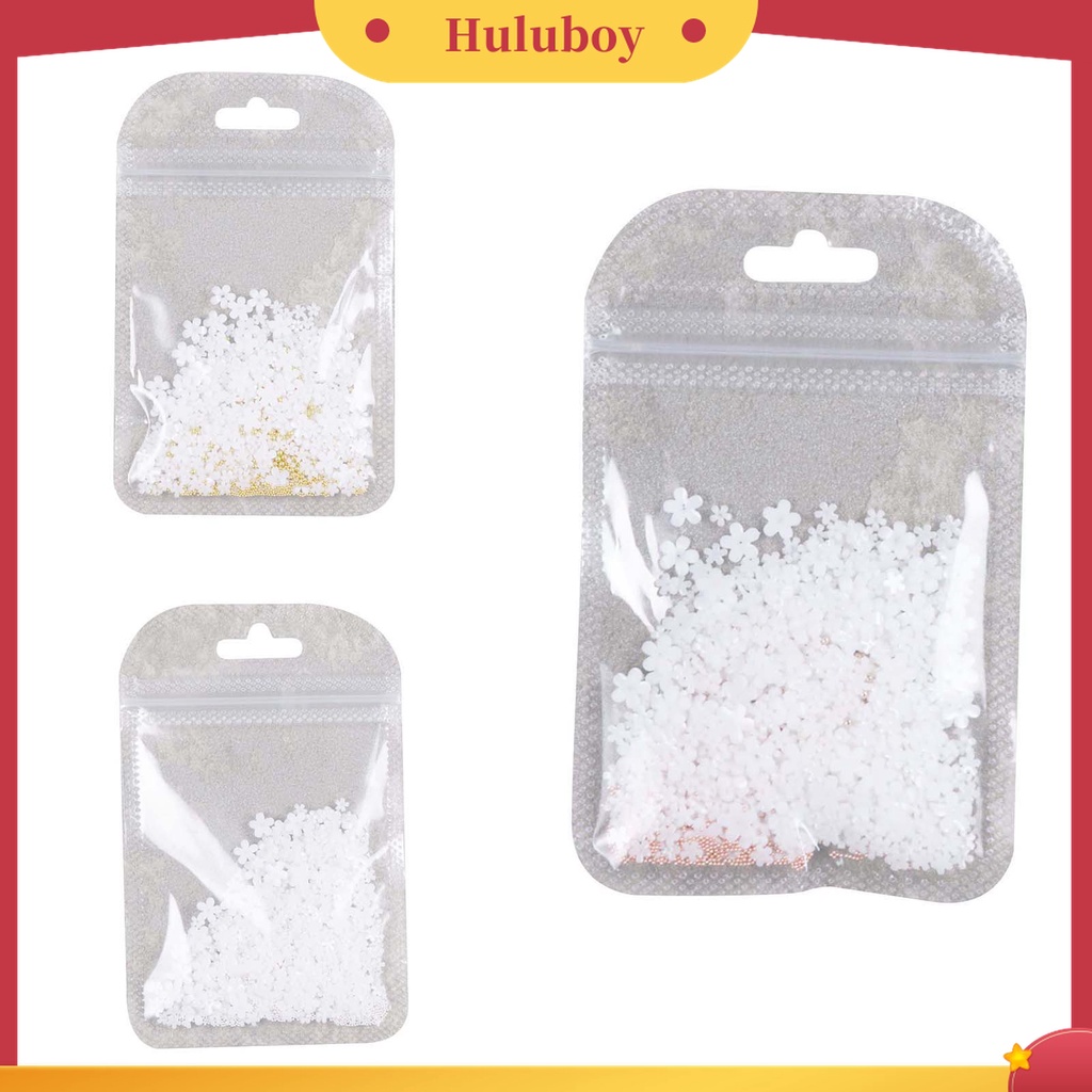 Huluboy Huluboy♡ 1 Pack Bunga Kecil Bahan Resin Untuk Dekorasi Nail Art