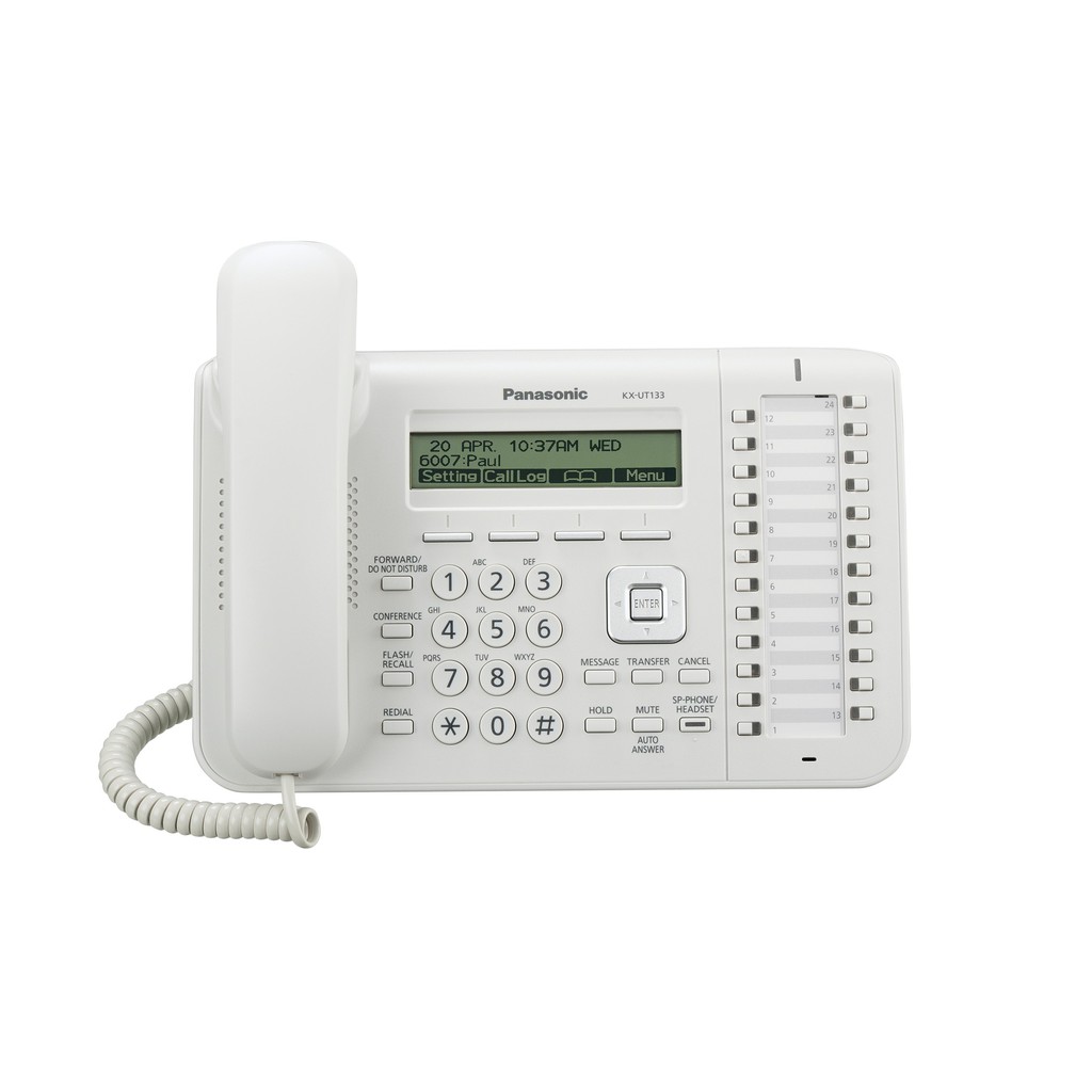 Panasonic SIP Telephone KX-UT133 white