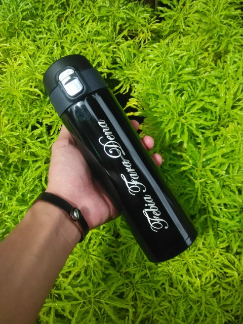 Botol Tumbler Custom | Harga Sudah + Leser Grafir + Packing Box + Bubble Wrap