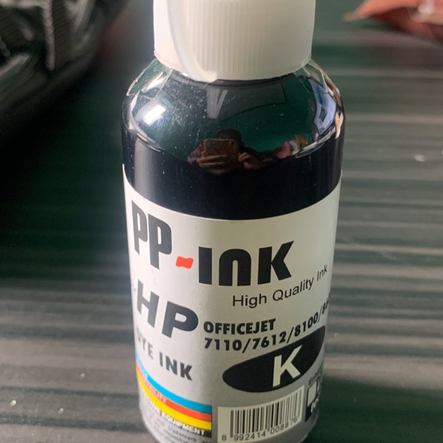 Tinta officejet HP 7110 7612 8100 Dye Ink black