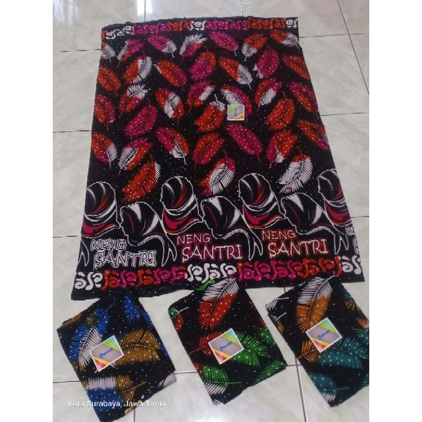 Sarung Goyor Wanita/ Sarung Neng Santri/Sarung Santung