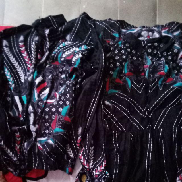 Batik Couple Kebaya - Sania Ruffle Batik Couple Ori Garansi Termurah Shopee - Solo - Pekalongan