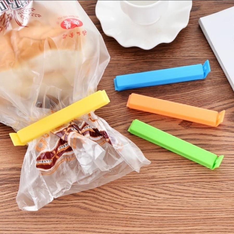 【GOGOMART】ISI 5 Sealer Klip Penjepit Bungkus Makanan Snack /  Plastik Seal Plastick Food Clip - ISI 5