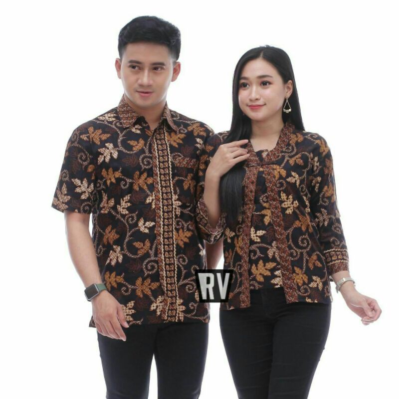 Maura Couple - Sania Ruffle Batik Couple Ori Ndoro Jowi DNT Garansi Termurah Shopee -