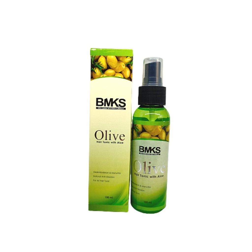 BMKS Olive Hair Tonic Keratin Hair Treatment Kecantikan Perawatan Rambut Rusak Original BPOM