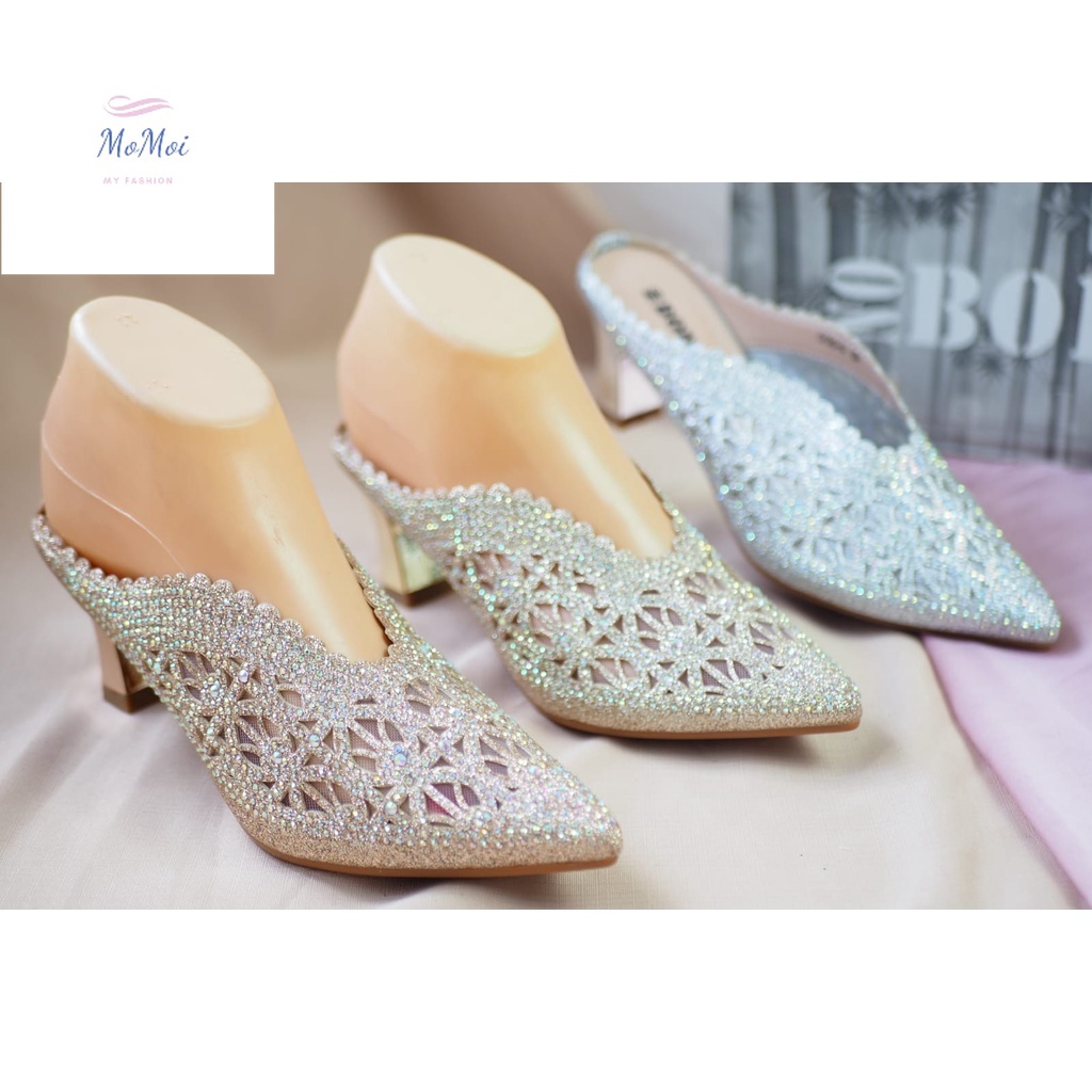 SANDAL HEELS WANITA IMPORT NOBODY 5198-6 ORIGINAL TERBARU SANDAL HEELS PESTA WANITA BISA COD