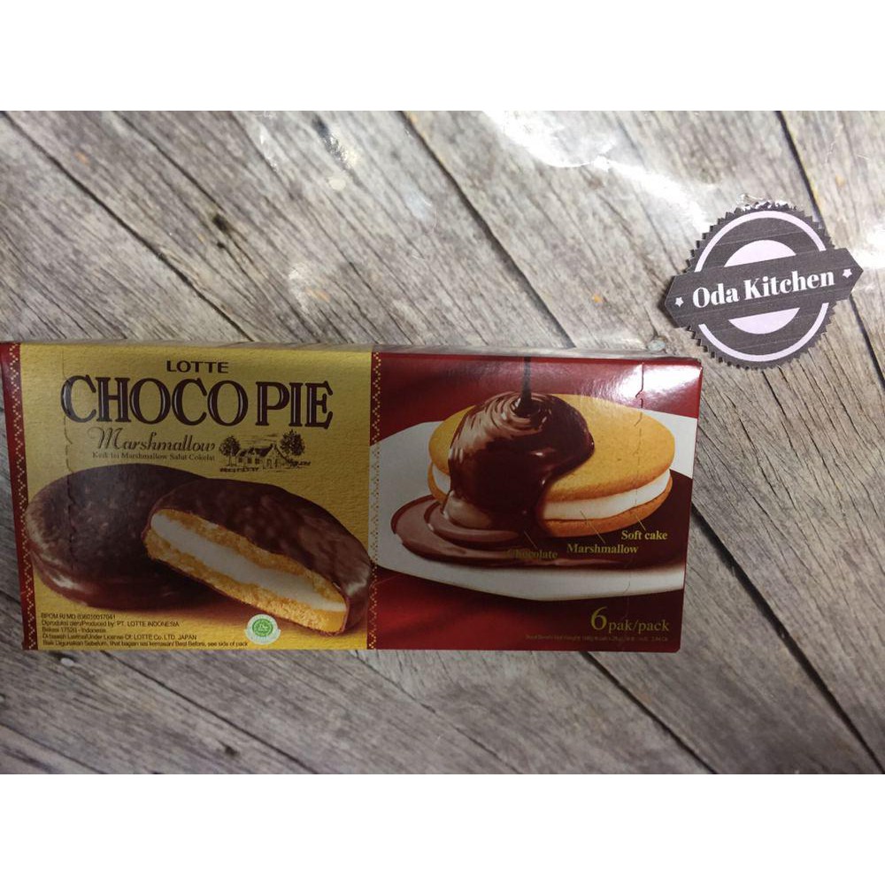 

LOTTE CHOCOPIE CHOCO PIE MARSHMALLOW 6 PACK 168gr