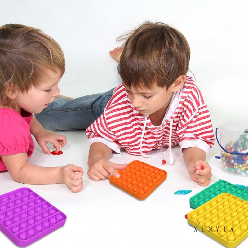 PINK. FASHIONSHOP MAINAN ANAK KEKINIAN POP IT RAINBOW