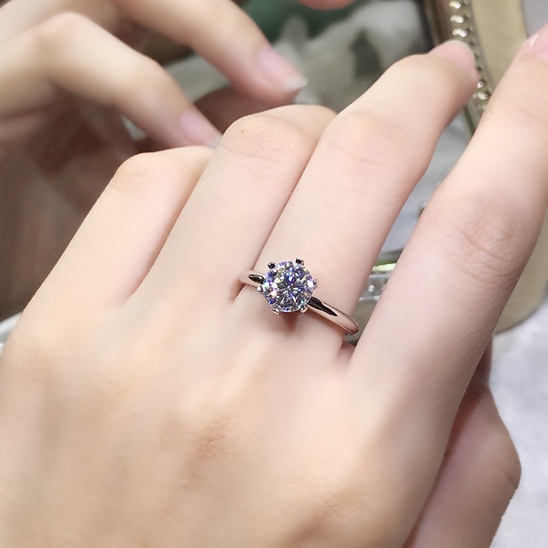 Cincin Sterling Silver 925 Dengan Cubic Zirconia Untuk Wanita