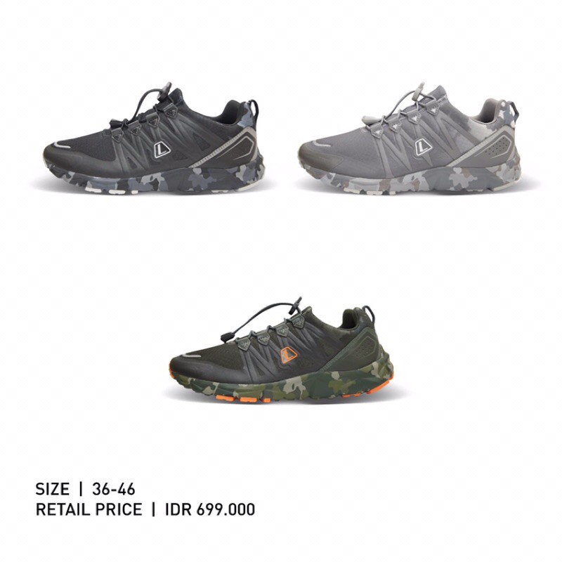SEPATU RUNNING LEAGUE | KUMO 1.5 CAMO