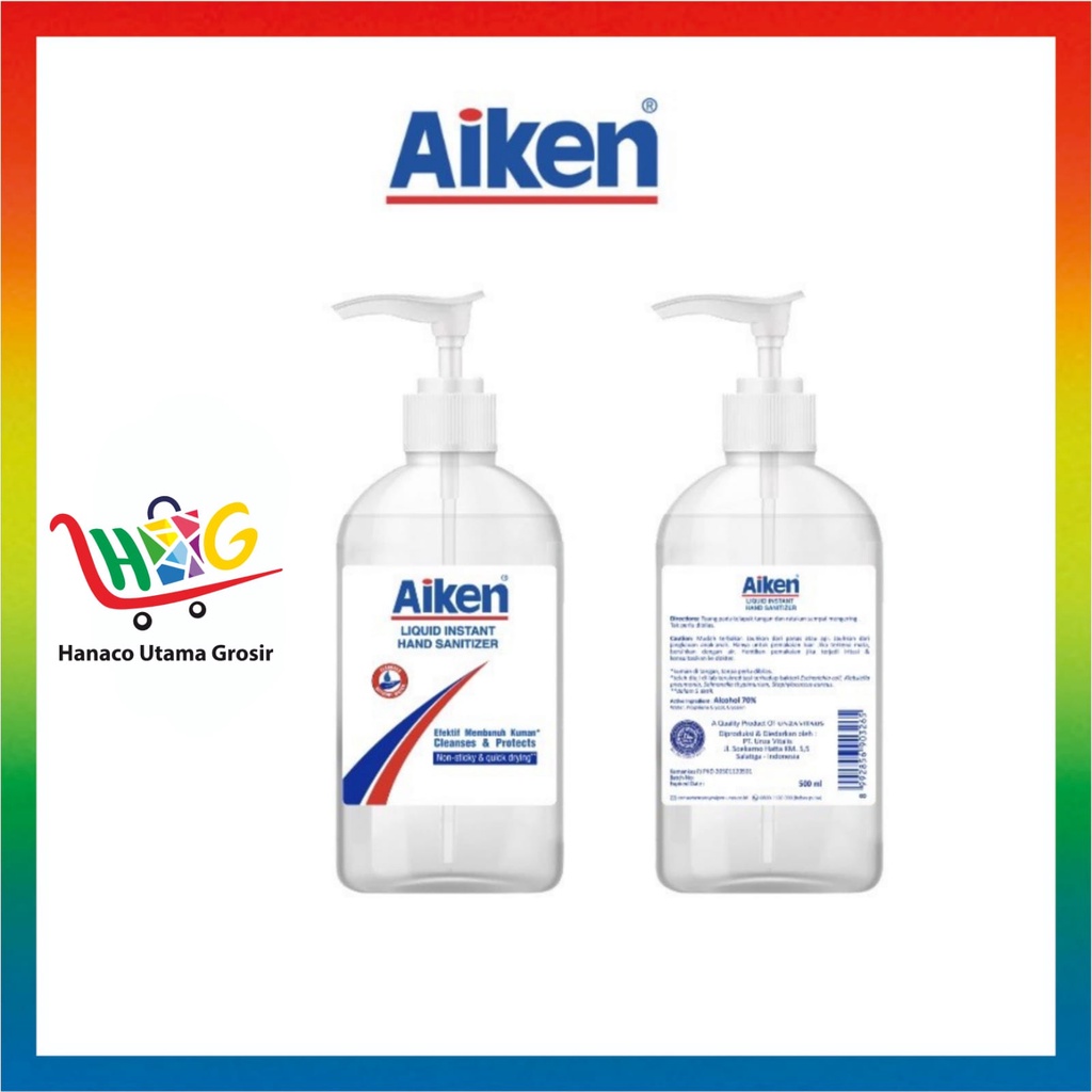 Aiken Liquid Instant Hand Sanitizer 500 ml