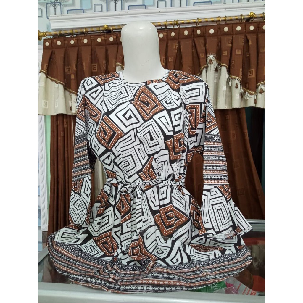 NEW!!!! APRIVAL BATIK ATASAN/BLOUSE SERAGAM KANTORAN/ATASAN BATIK WANITA TERMURAH MODERN-1