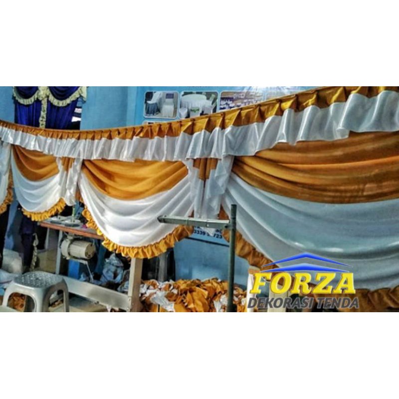 Rombe Tenda/Poni Tenda Dekorasi Model Terbaru - Forza Dekorasi Tenda