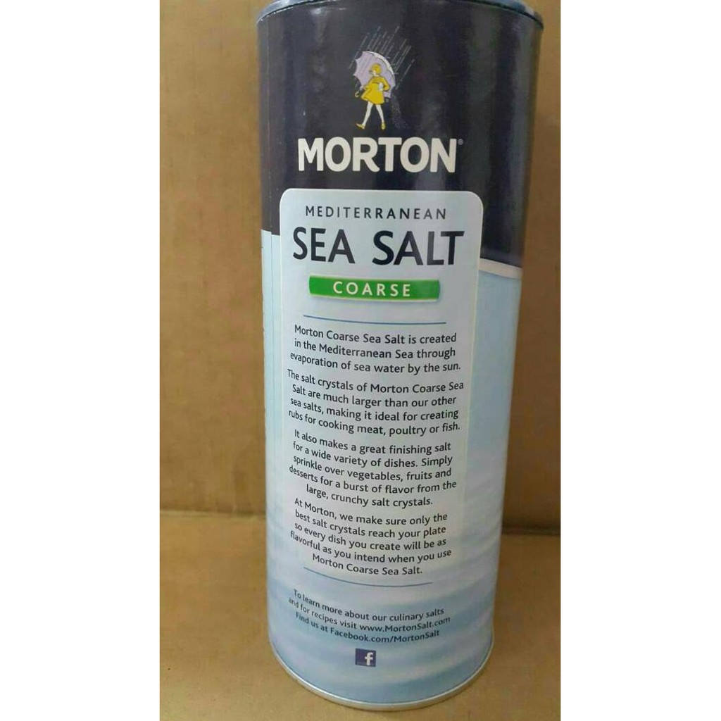 

MORTON MEDITERRANEAN SEA SALT COARSE 500GR