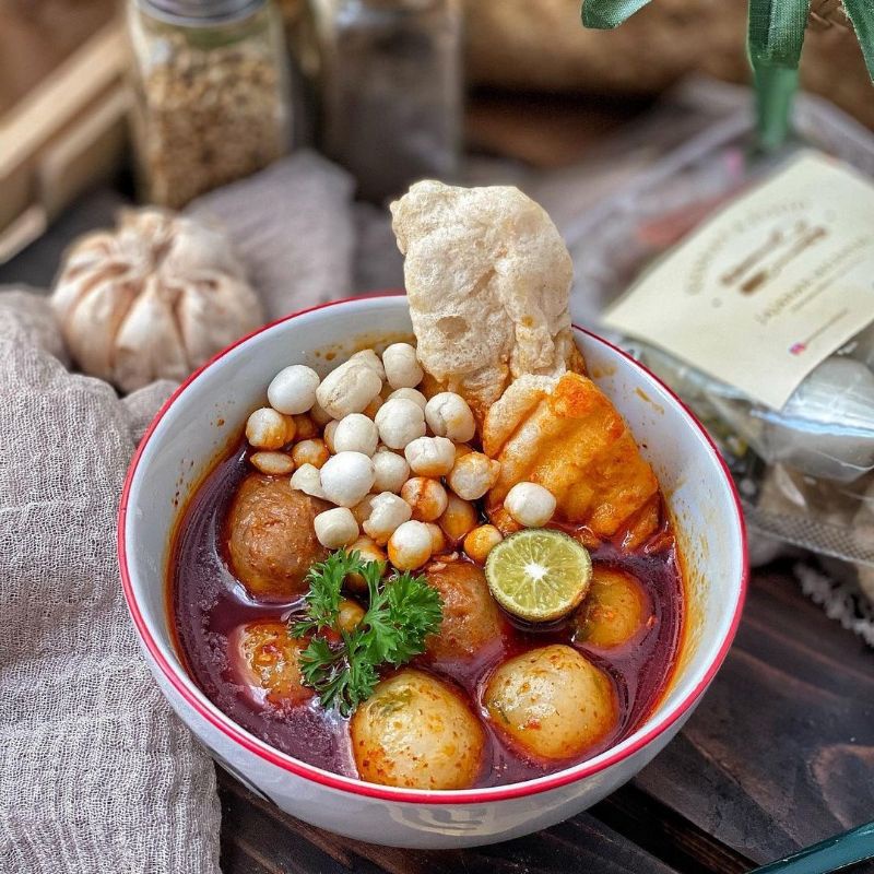 

[BAKSO DAGING SEDANG] BAKSO ACI MEMBARA | Boci pedes enak dan nagih | Baso daging gurih | Bocibar beli satu ga akan cukup