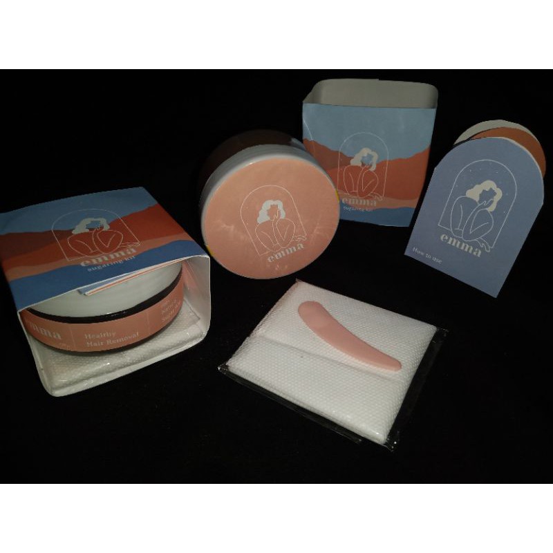 (BALIKPAPAN) WAXING KIT / Emma Sugar Wax (Mini Size) 130g / SUGAR WAX