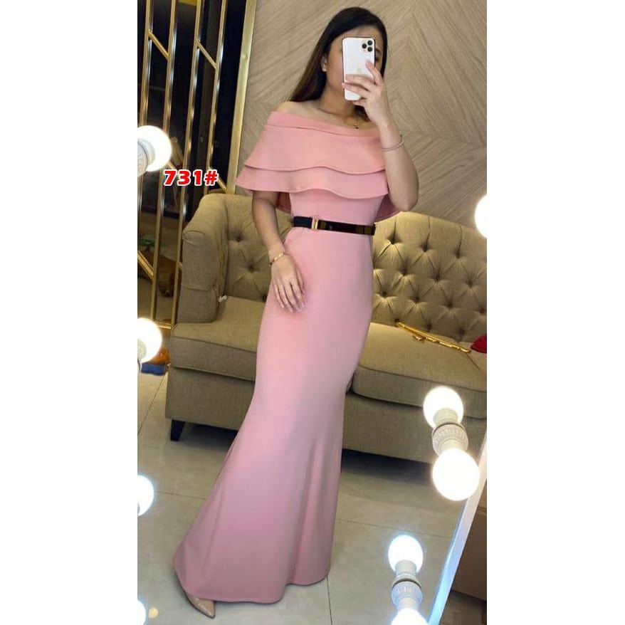 Vanesha Margaretta - 727L/long dress pesta scuba duyung