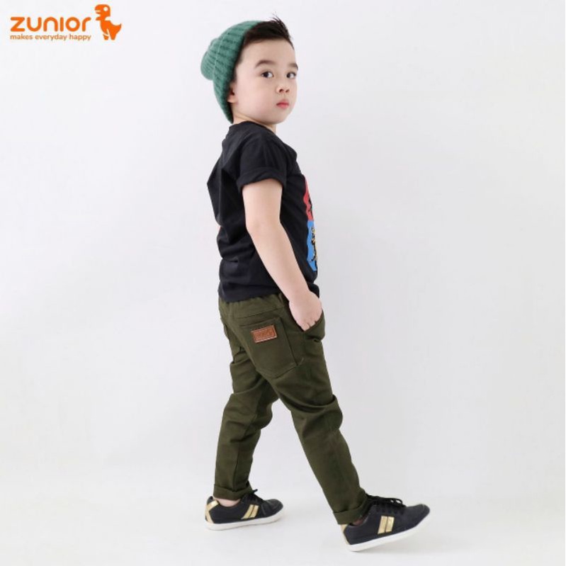 Celana Chinos Anak laki laki Panjang Bahan Katun Formal pants zunior