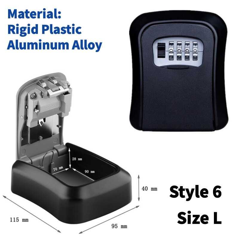 TD - RUM MOOL Kotak Brankas Safety Box Dinding 4 Digit Password - M3270