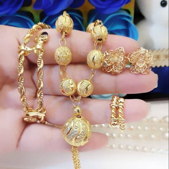 Xuping set perhiasan lapis emas 24k 3006