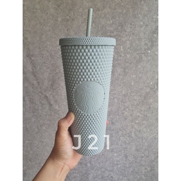 Starbucks Bling Tumbler Studded Grey - Cold Cup