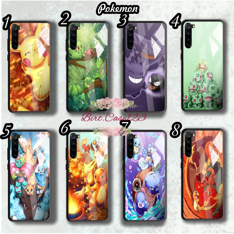 Case casing softcase silikon Gambar POKEMON back case glass xiaomi redmi 4a 5a 6a 7a 8a 3 4x etc