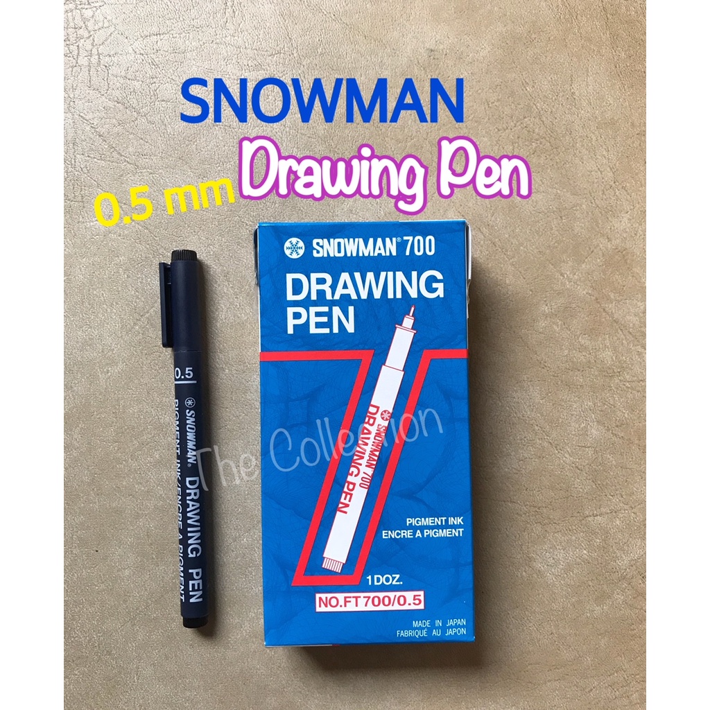

0.5 Drawing Pen Snowman Spidol 0,5 marker draw FT700 Pigment markers 0,5 ATK0578SM