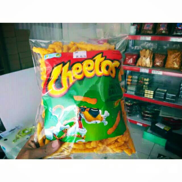 

Snack kiloan cheetos rasa jagung bakar 250gr