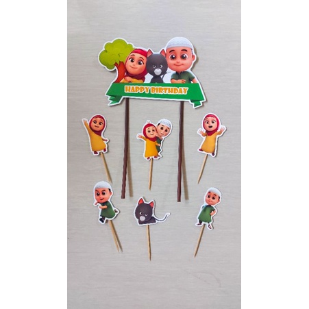 TOPPER NUSA RARA / CAKE TOPPER NUSA RARA / TOPPER KUE NUSA RARA / HIASAN KUE NUSA RARA