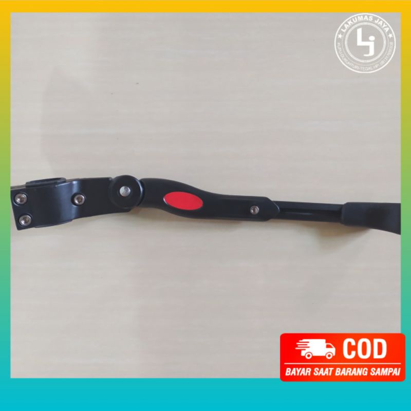 STANDAR SEPEDA MTB UKURAN 26 / Standar samping sepeda Hitam Bahan Alloy Aluminium