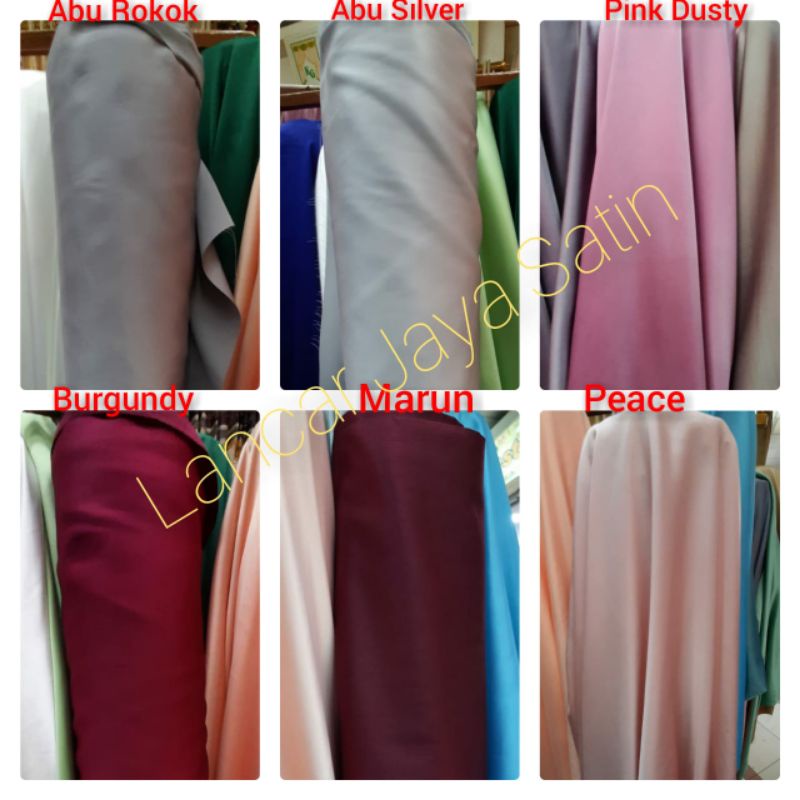 Bahan Maxmara / Bahan Satin Maxmara / Bahan Maxmara Premium / Bahan Maxmara Polos / Bahan Silk Maxmara