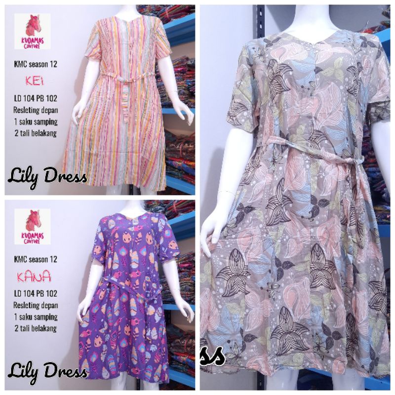 LILY DRESS KUDAMAS COUTURE KMC SEASON 12 GROSIR MURAH