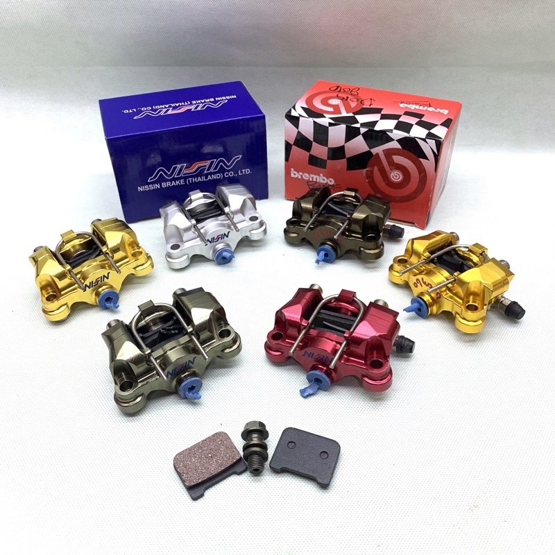 Kaliper Mini DORAEMON 2Piston Radial CNC Caliper Brcmbo Niszin Universal Mini DORAEMON FOURSIX_46