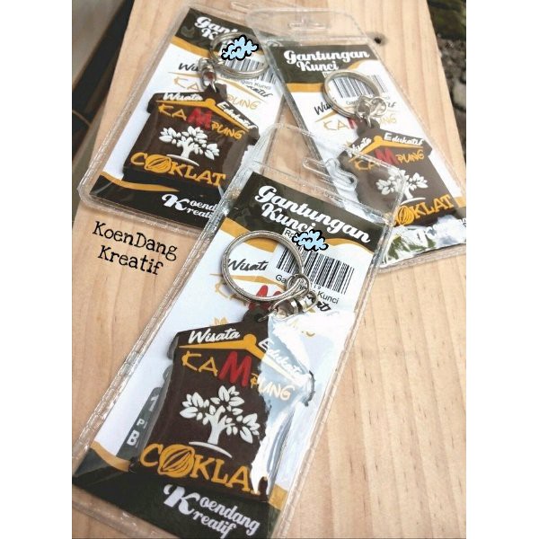 Gantungan Kunci Souvenir Kampung Coklat Blitar