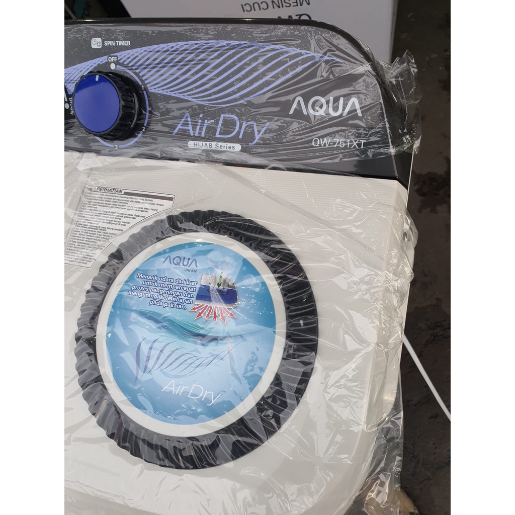 AQUA JAPAN MESIN CUCI 2 TABUNG 7KG QW-751 NEW