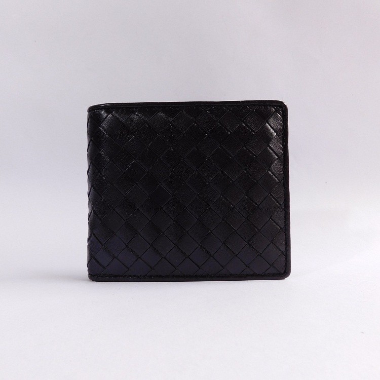 DOMPET KULIT PRIA TIDUR IMPORT BRANDED - BOTTEGA VENETA 1723 BLACK