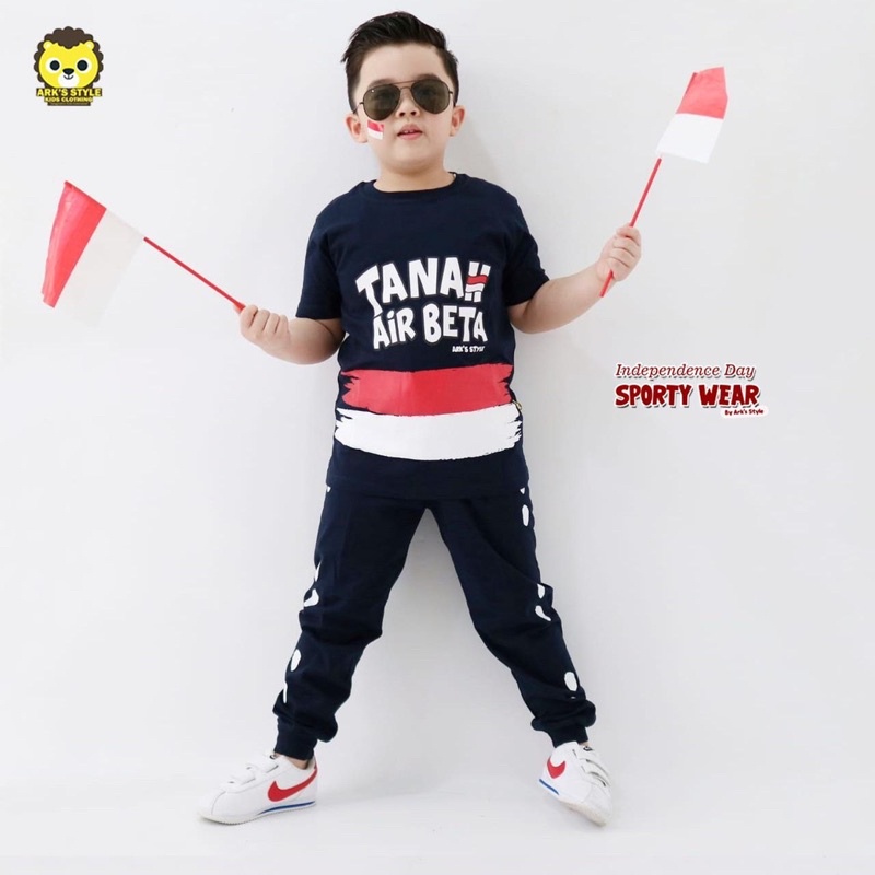 Setelan Anak Set Independence Kemerdekaan Arks Style