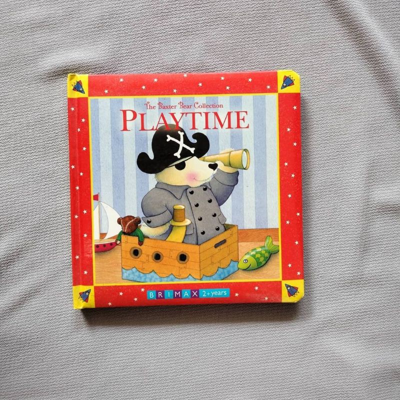 Buku Anak Board Book PLAYTIME The Baxter Bear (preloved)