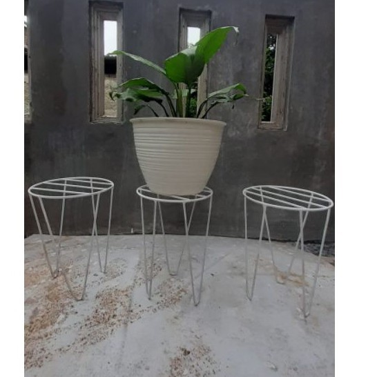 UK 30X25CM / STANDING POT MINIMALIS / STANDING SEDERHANA RAM / POT ELEGANT