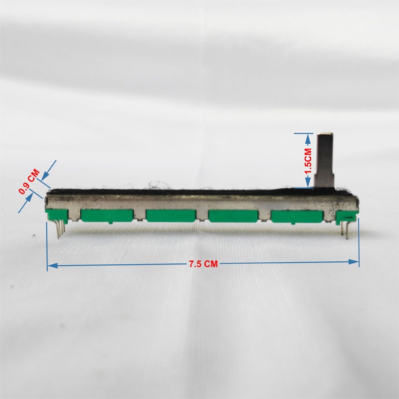 POTENSIO GESER B50K 7.5CM DELTA POTENSIOMETER GESER 50K