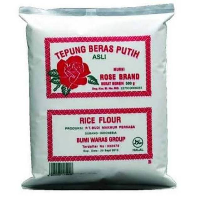 

Tepung beras mawar 500gr/ tepung beras murah