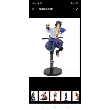 Figure Naruto Uchiha Sasuke Wind Blast Ver Miniatur Pajangan Sasuke Naruto