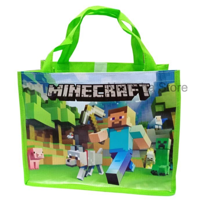 

Tas Karakter Minecraft | Tas Souvenir, Tas Hadiah, Tas Bingkisan Ulang Tahun Anak, Goodie Bag | Edisi Karakter Lucu