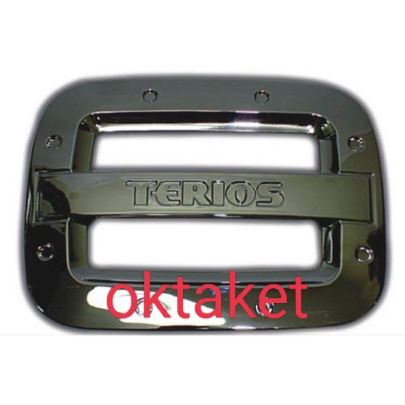 tank cover Terios lama old 2006 2010 2017 Square Sporty chrome